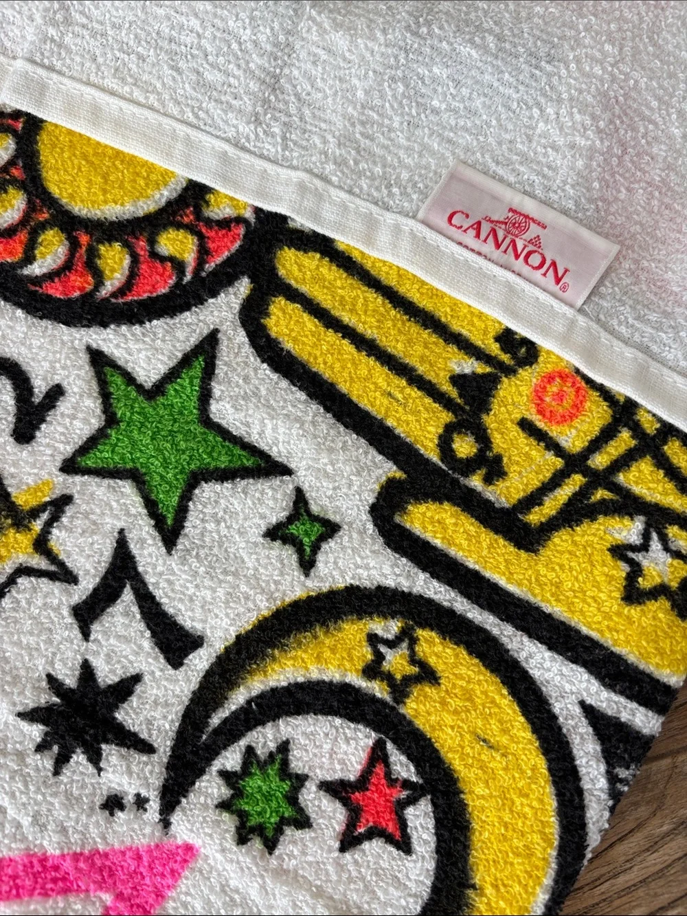 Vintage Cannon Zodiac Wheel Cotton Beach Towel